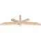 Ekena Millwork Alberta Smooth Timber Gable Bracket, Douglas Fir, 108"W x 36"H x 5 1/2"D x 5 1/2"F, 8/12 Pitch GBW108X36X0606ALB00SDF - alternate 4